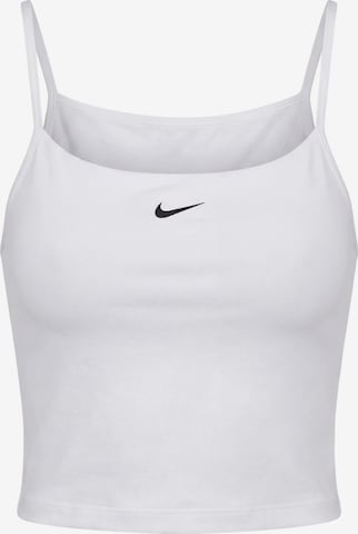NIKE - Top desportivo 'ONE' em branco: frente
