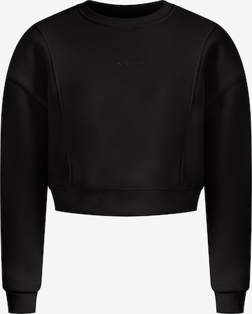 Smilodox Sweatshirt 'Siana' in Schwarz: Vorderseite