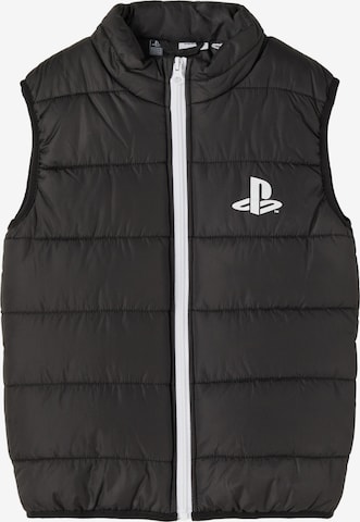 NAME IT Vest 'Playstation Dasper' i svart: forside