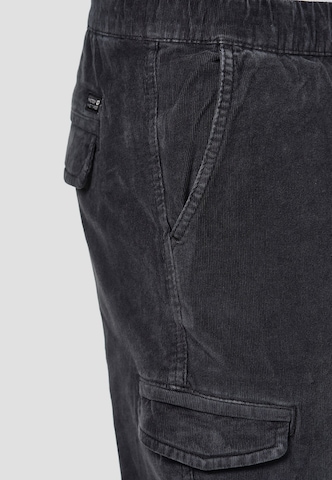 INDICODE JEANS Regular Cargo Pants 'Walker' in Black