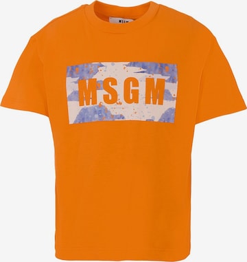 MSGM Shirt in Orange: Vorderseite