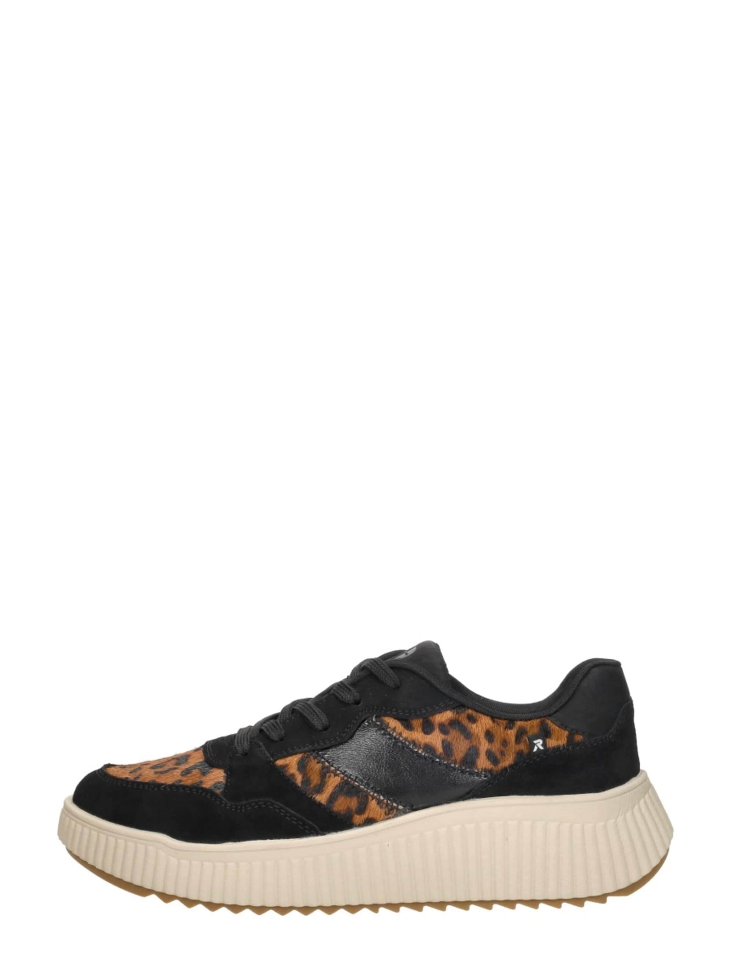 Baskets basses 'Sneakers Laag' Rieker en noir : devant