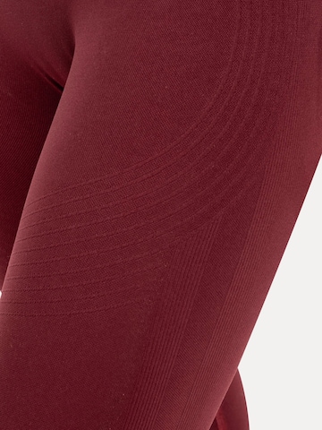 Smilodox Slim fit Leggings 'Vonda' in Red