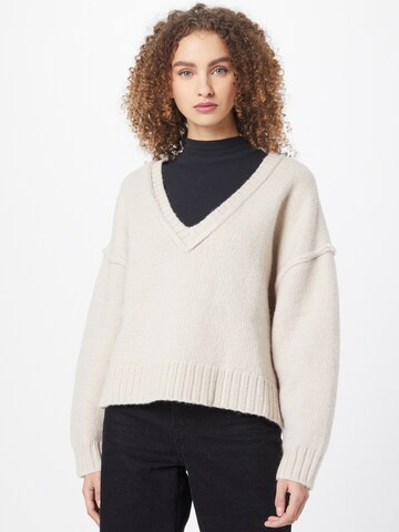 WEEKDAY Sweater 'Lake' in White: front