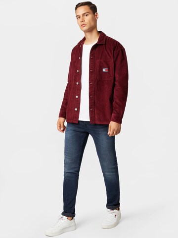 Tommy Jeans Regular fit Ing - piros