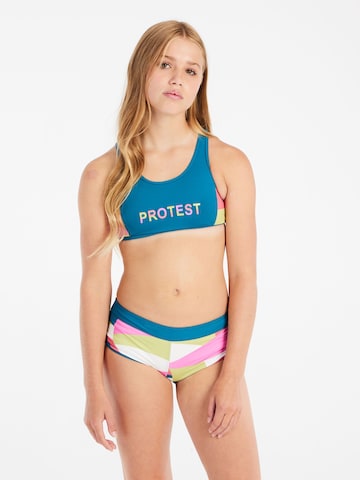 PROTEST Bralette Bikini 'PRTFavour JR' in Blue: front