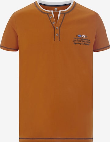 Jan Vanderstorm T-Shirt 'Haftor' in Orange: Vorderseite