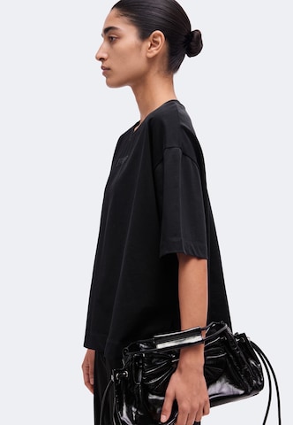 19V69 ITALIA - Camiseta talla grande 'Petonia Street' en negro