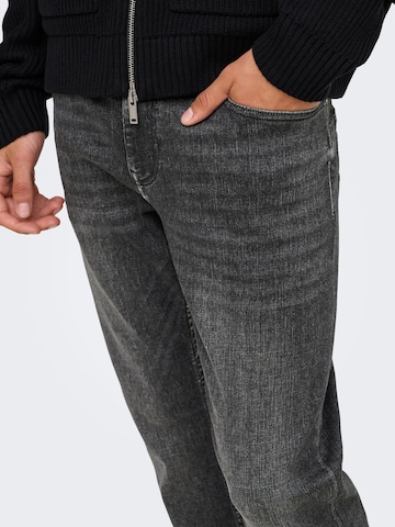 Only & Sons Slimfit Jeans 'LOOM' in Schwarz