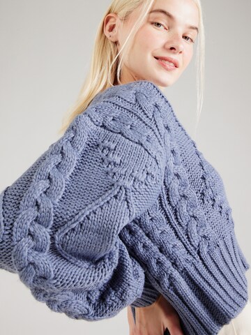 florence by mills exclusive for ABOUT YOU Strickjacke 'Candy Corn' (GRS) in Blau