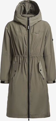 Manteau mi-saison 'Zlata' khujo en vert : devant