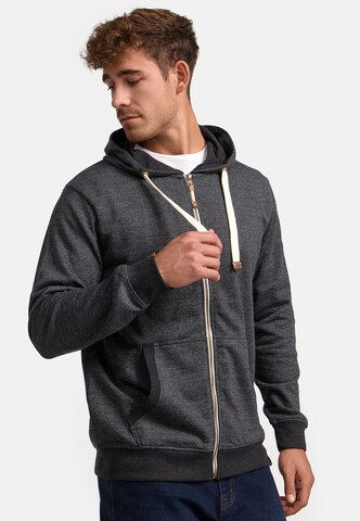 INDICODE JEANS Sweatvest 'Baustian' in Grijs