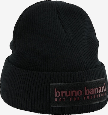 BRUNO BANANI Beanie in Black: front