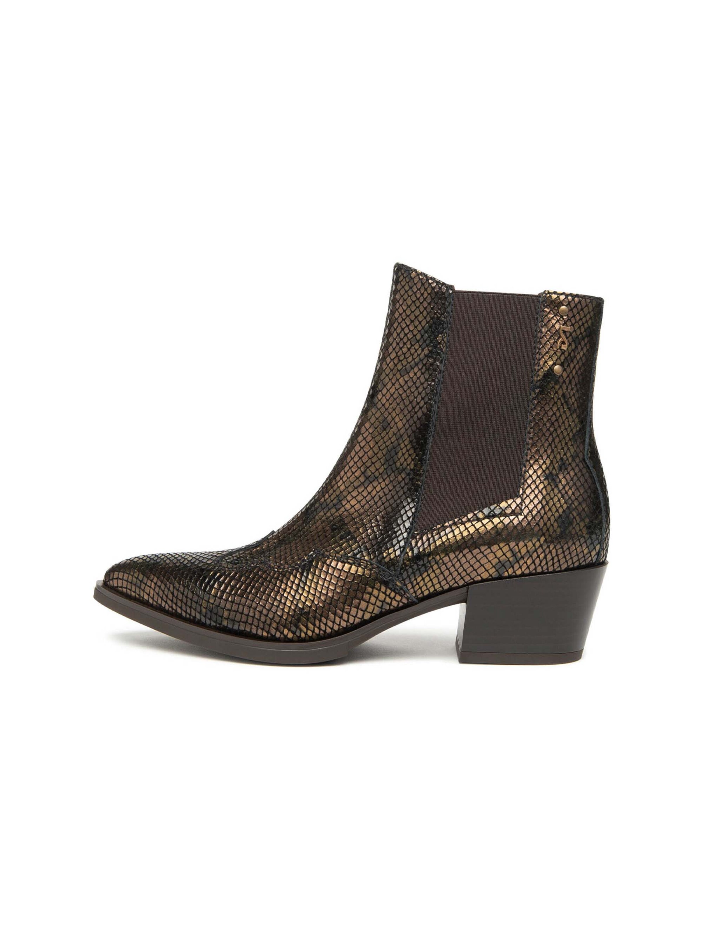 Chelsea Boots 'Badia' Nero Giardini en marron : devant