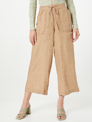 s.Oliver Loose fit Trousers in Beige: front