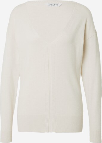 Pullover 'Me44rle' di ZABAIONE in beige: frontale