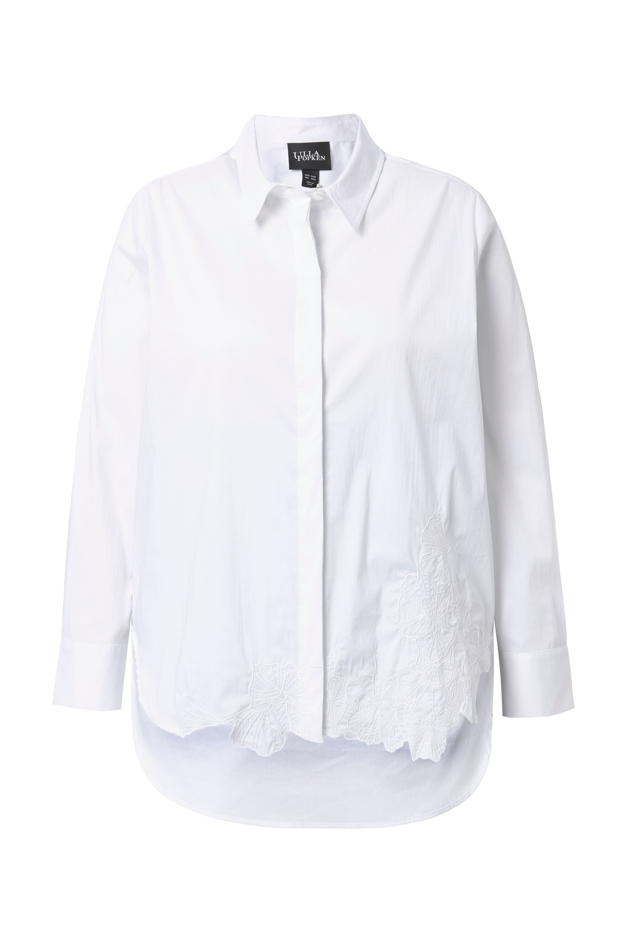 Ulla Popken Blouse in White: front