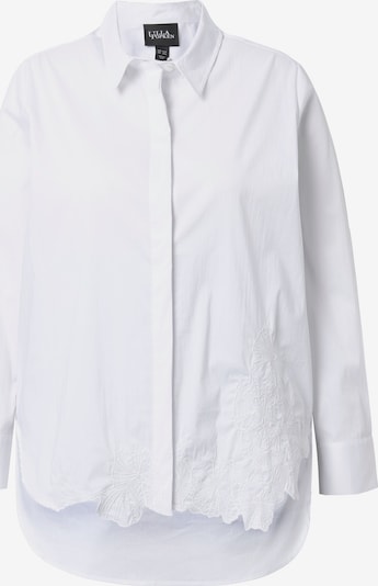 Ulla Popken Bluse in M-L in offwhite, Produktansicht