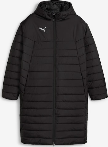 PUMA Urheilutakki 'TeamFinal' värissä musta: etupuoli