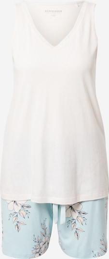 Pantaloni scurți SCHIESSER pe albastru deschis / alb, Vizualizare produs