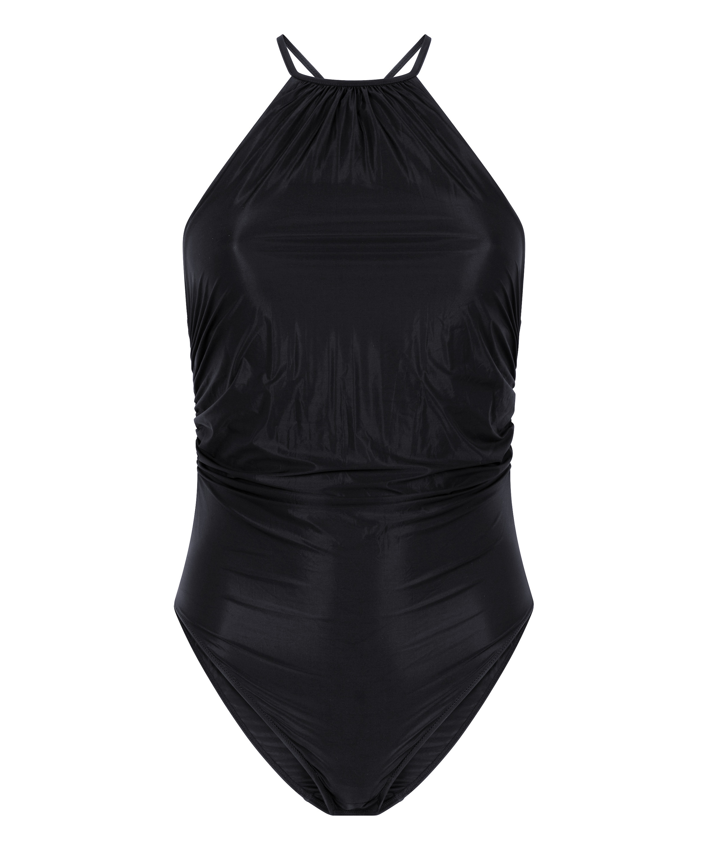 melns Hunkemöller Bodijs: no priekšpuses