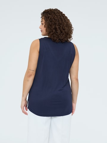Fiorella Rubino - Top en azul