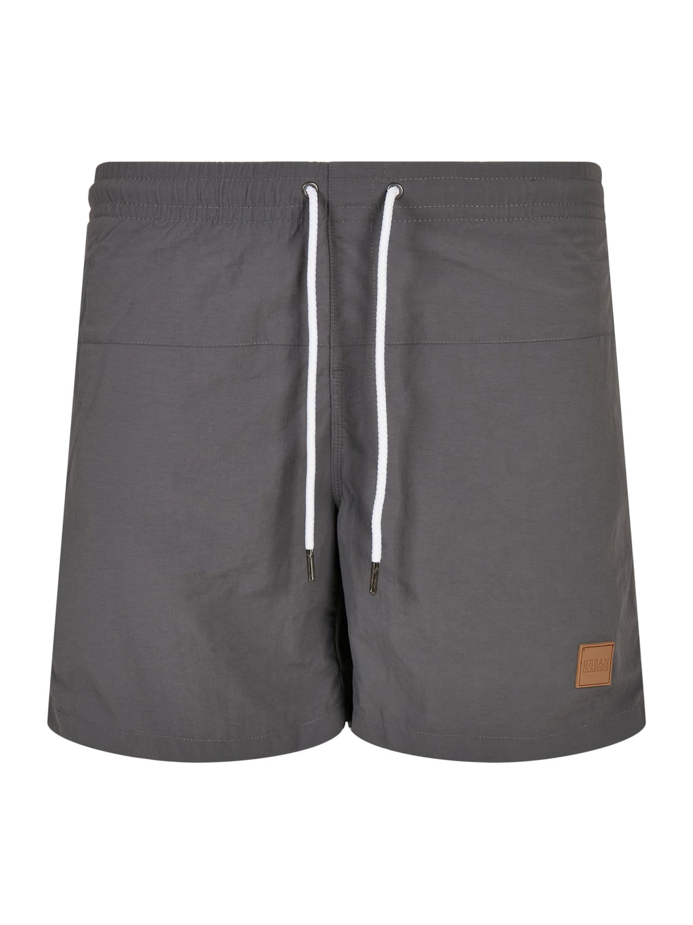 Männer Große Größen Urban Classics Badeshorts in Dunkelgrau - WF28009 Männer Große Größen Urban Classics Badeshorts in Dunkelgrau - WF28009