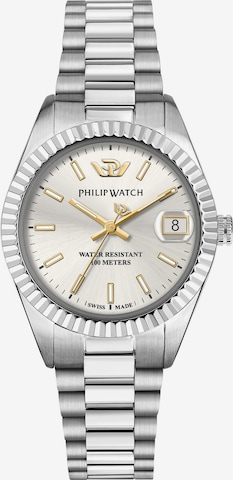 Philip Watch Analoguhr in Silber: Vorderseite