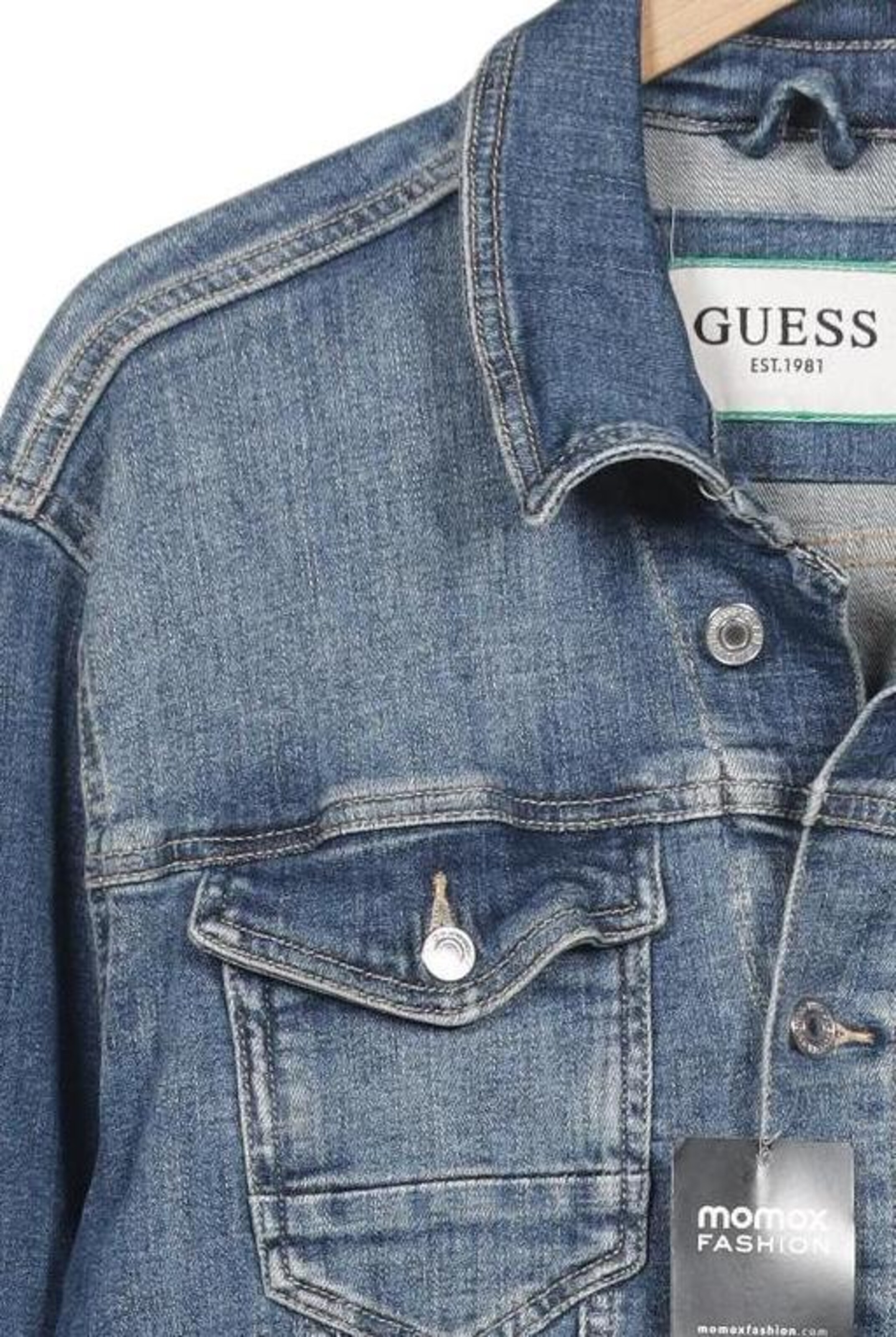 GUESS Jacket & Coat in M in Blue