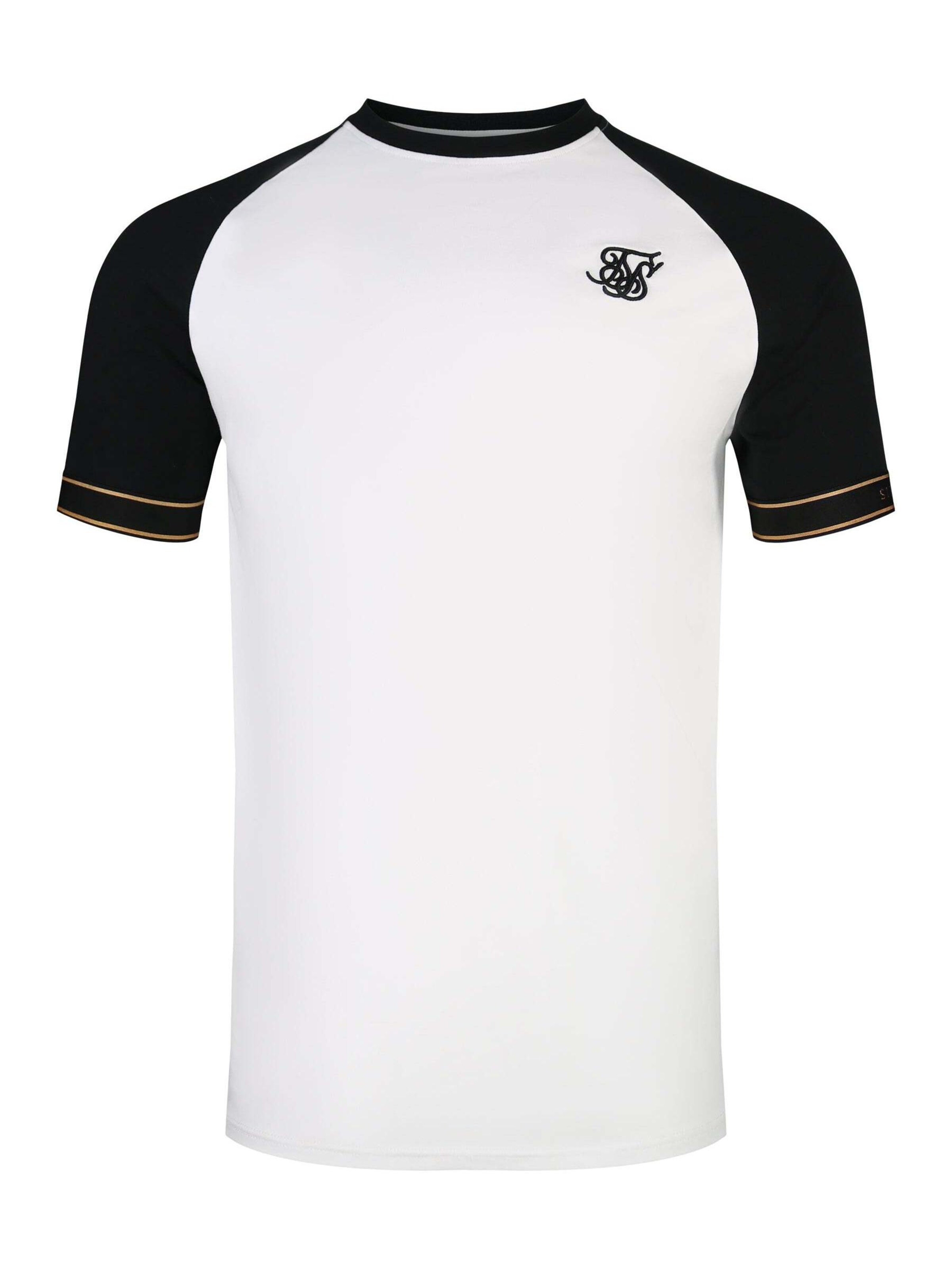 SikSilk - Camiseta 'Tech' en blanco