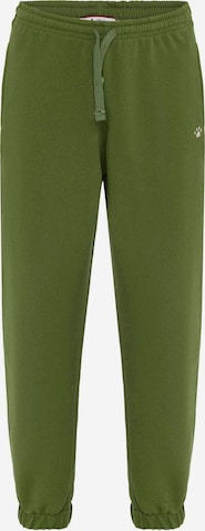 Williot Tapered Housut värissä vihreä: etupuoli