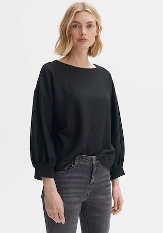 OPUS Sweatshirt 'Ganine' in Zwart: voorkant