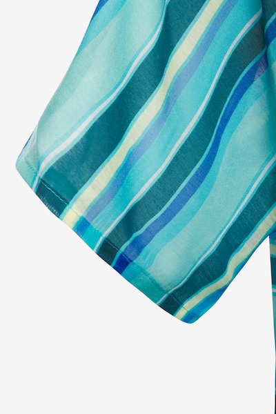 s.Oliver Strandkleid in blau / hellblau / dunkelgrün, Produktansicht