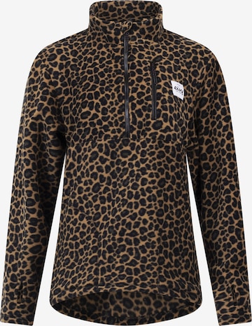 Pull-over de sport Eivy en marron : devant