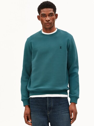 ARMEDANGELS Sweatshirt in Blue: front
