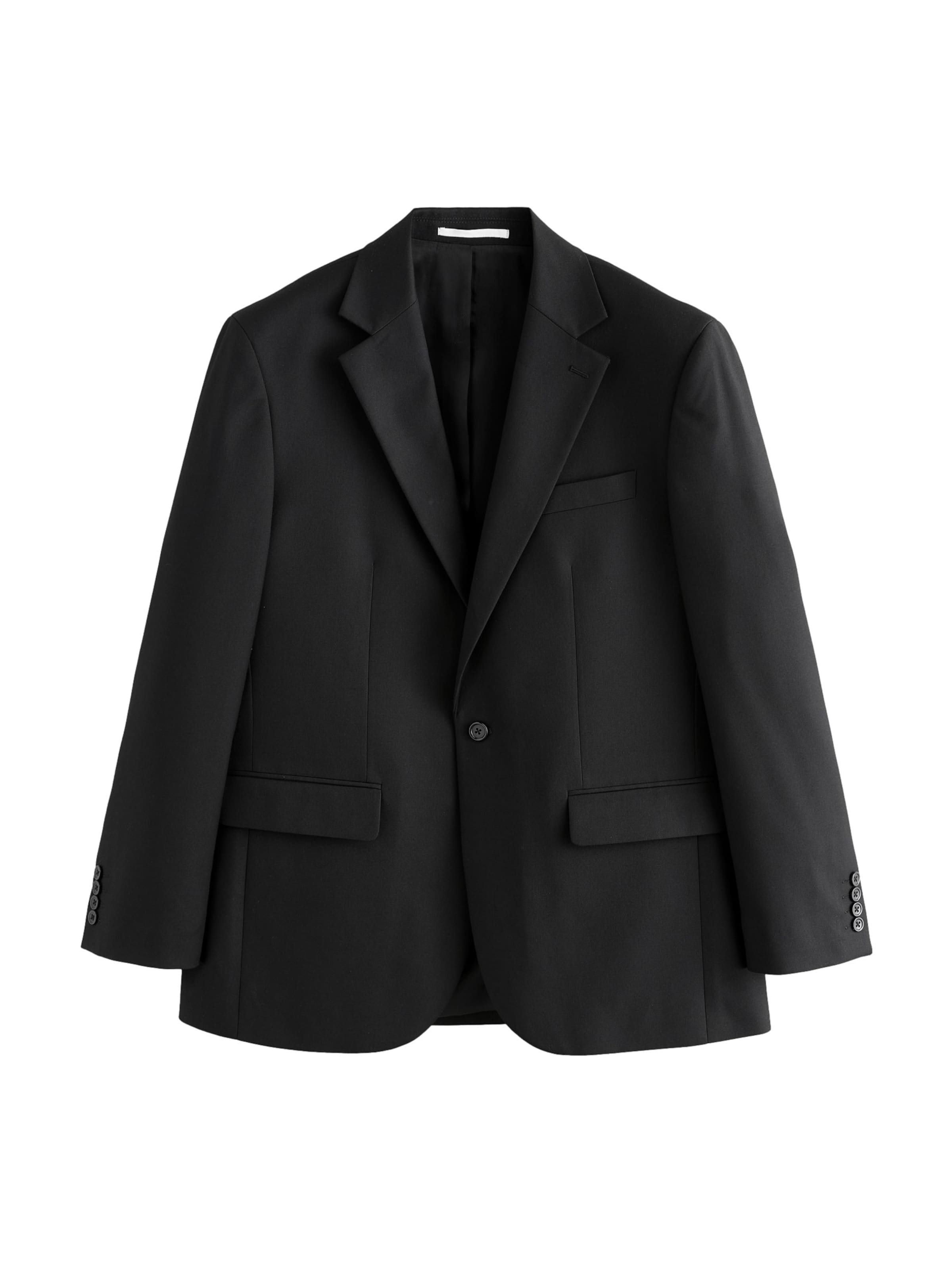 Comfort fit Giacca da completo di Next in nero: frontale