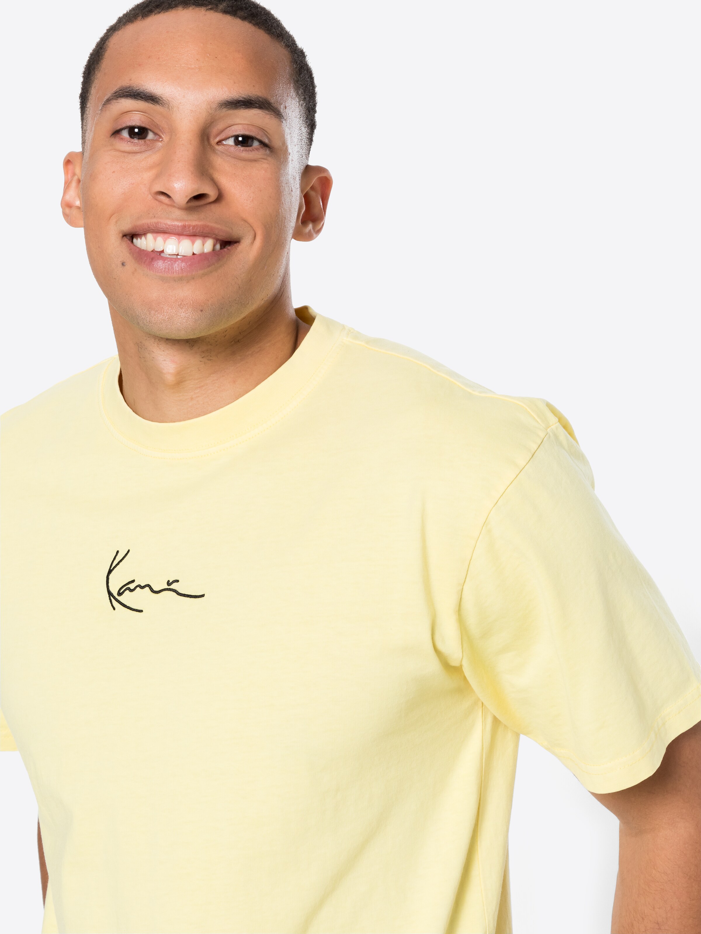 Männer Shirts Karl Kani T-Shirt in Hellgelb - ZL72504 Männer Shirts Karl Kani T-Shirt in Hellgelb - ZL72504