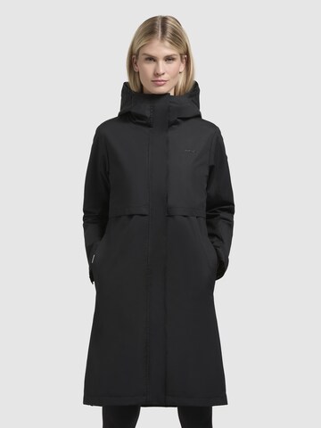 khujo Between-seasons coat 'TALVI' in Black: front