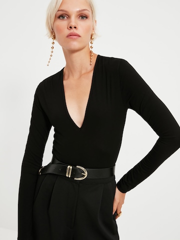 Trendyol - Body camiseta 'Body' en negro: frente