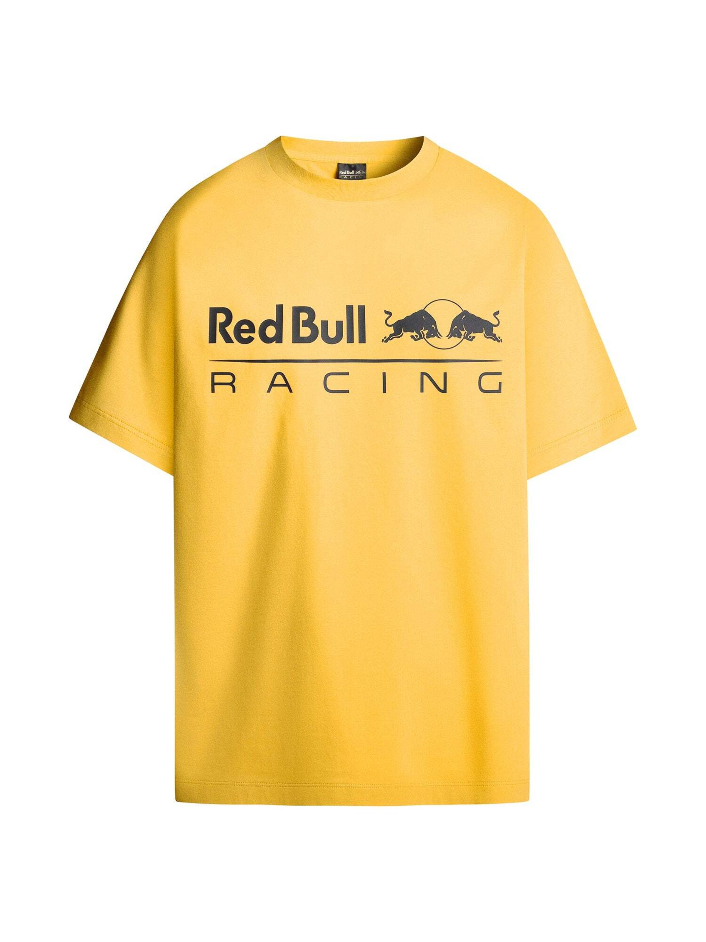 Red Bull Racing x Pepe Jeans Shirt 'Red Bull Racing x Pepe Jeans' in Geel: voorkant