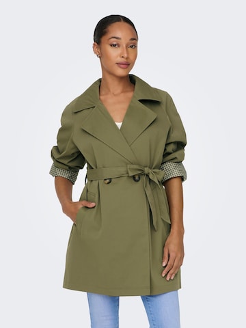 ONLY Between-Seasons Coat 'April' in Green: front