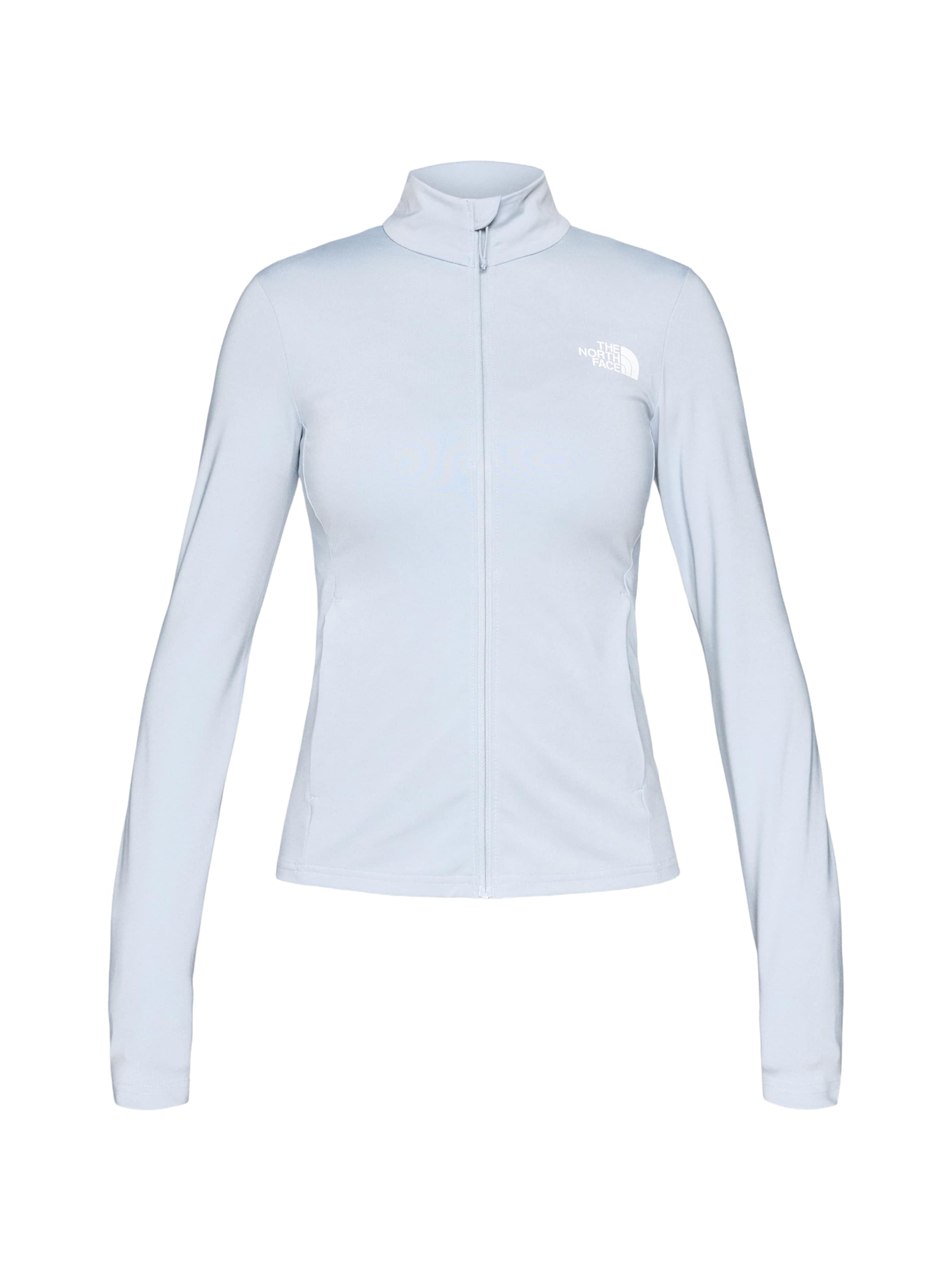 Veste de sport 'W FLEX FULL ZIP JACKET' THE NORTH FACE en bleu : devant