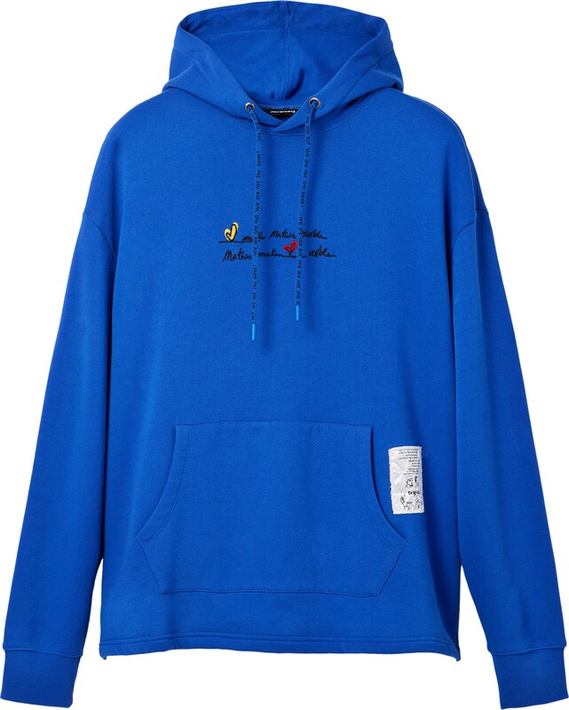 Desigual Sweatshirt 'Pol' in Royalblau YC6556 Desigual Sweatshirt 'Pol' in Royalblau YC6556