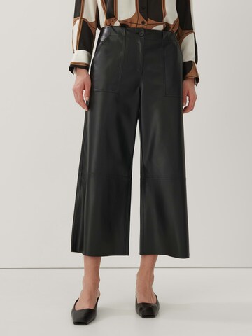 Wide leg Pantaloni 'Ciled' de la Someday pe negru: față