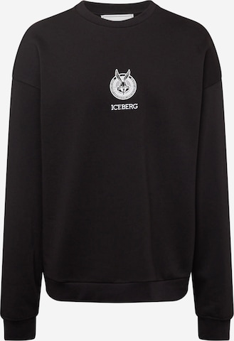 melns ICEBERG Sportisks džemperis: no priekšpuses