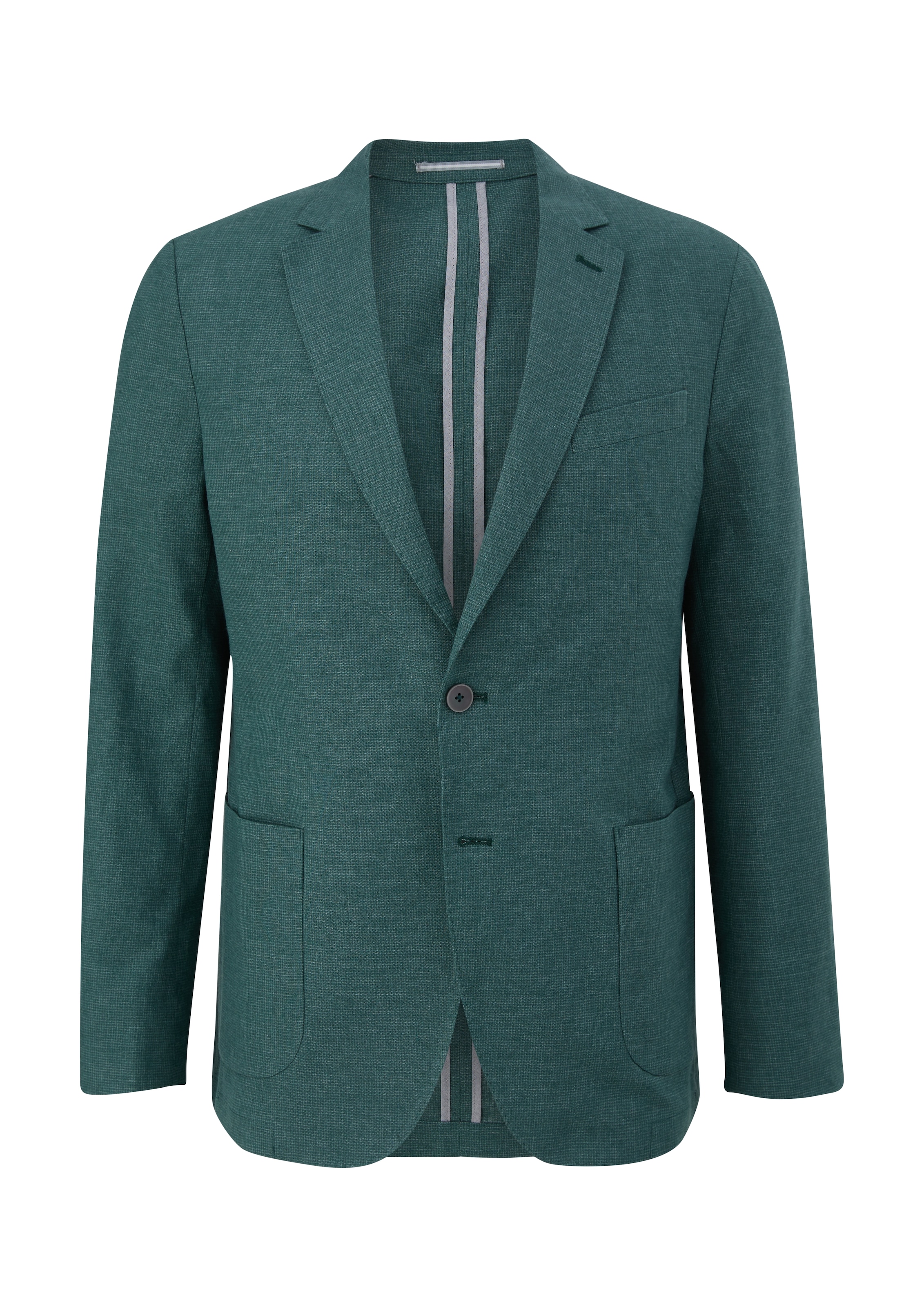 s.Oliver Slim fit Colbert in Groen: voorkant