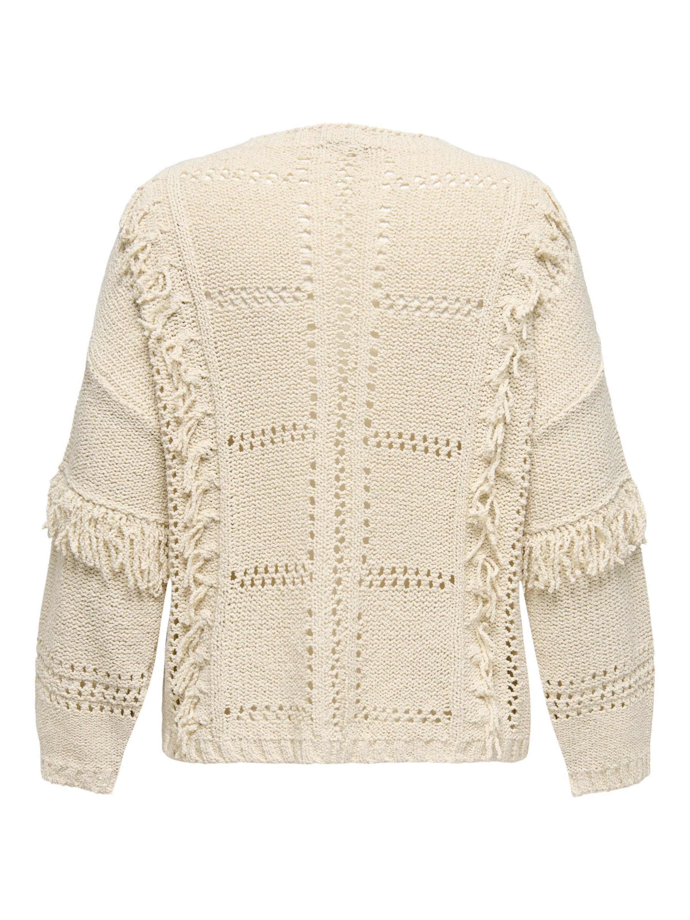 ONLY Carmakoma Pullover 'CARYrsa' i hvid