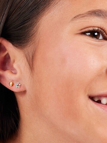 Lucardi Ohrringe 'Einfach' in Gold