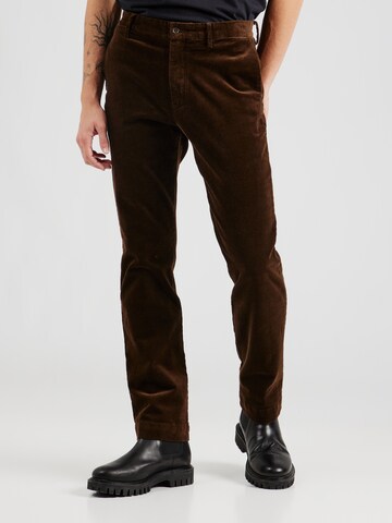 Polo Ralph Lauren Regular Trousers in Brown: front