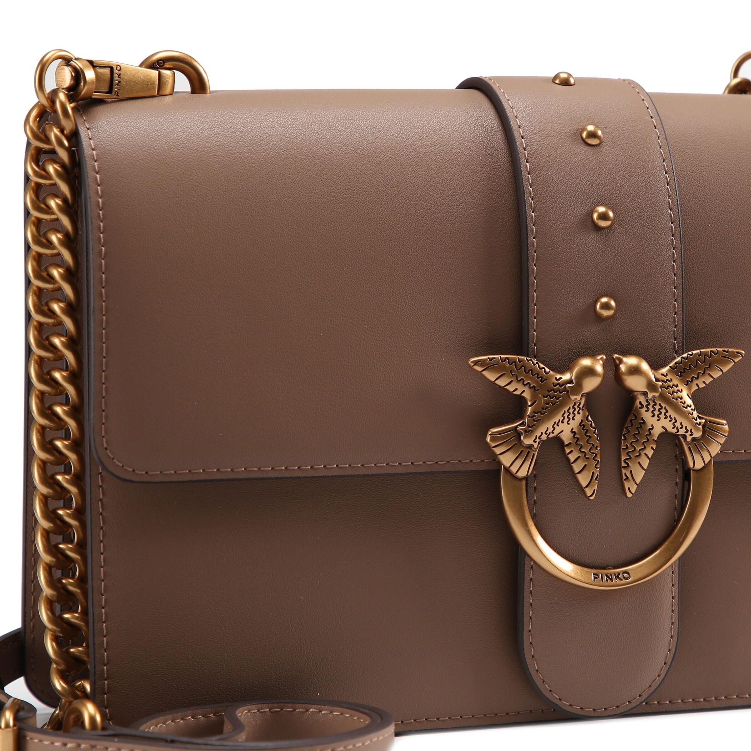 Sac à bandoulière 'Love On' PINKO en marron